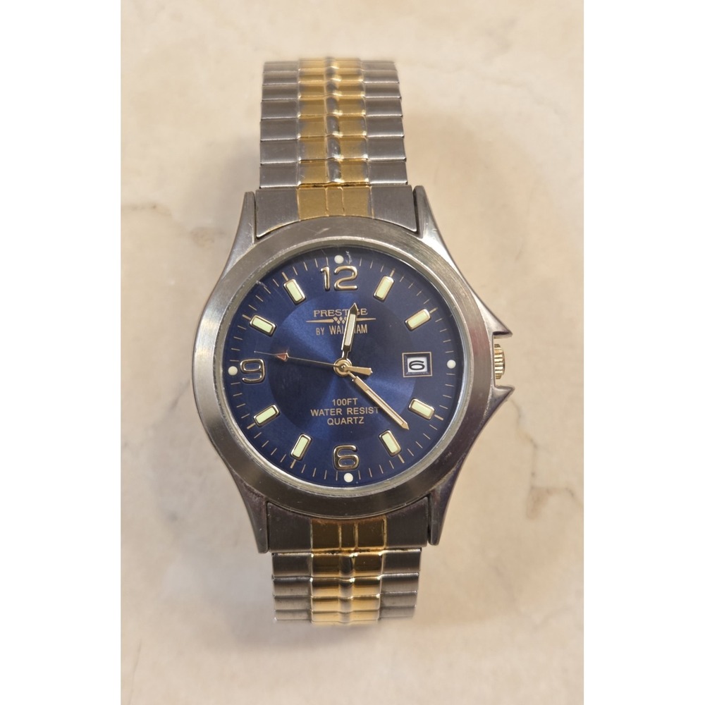Prestige By Waltham Men's‎ Watch New Battery Excellent Condition